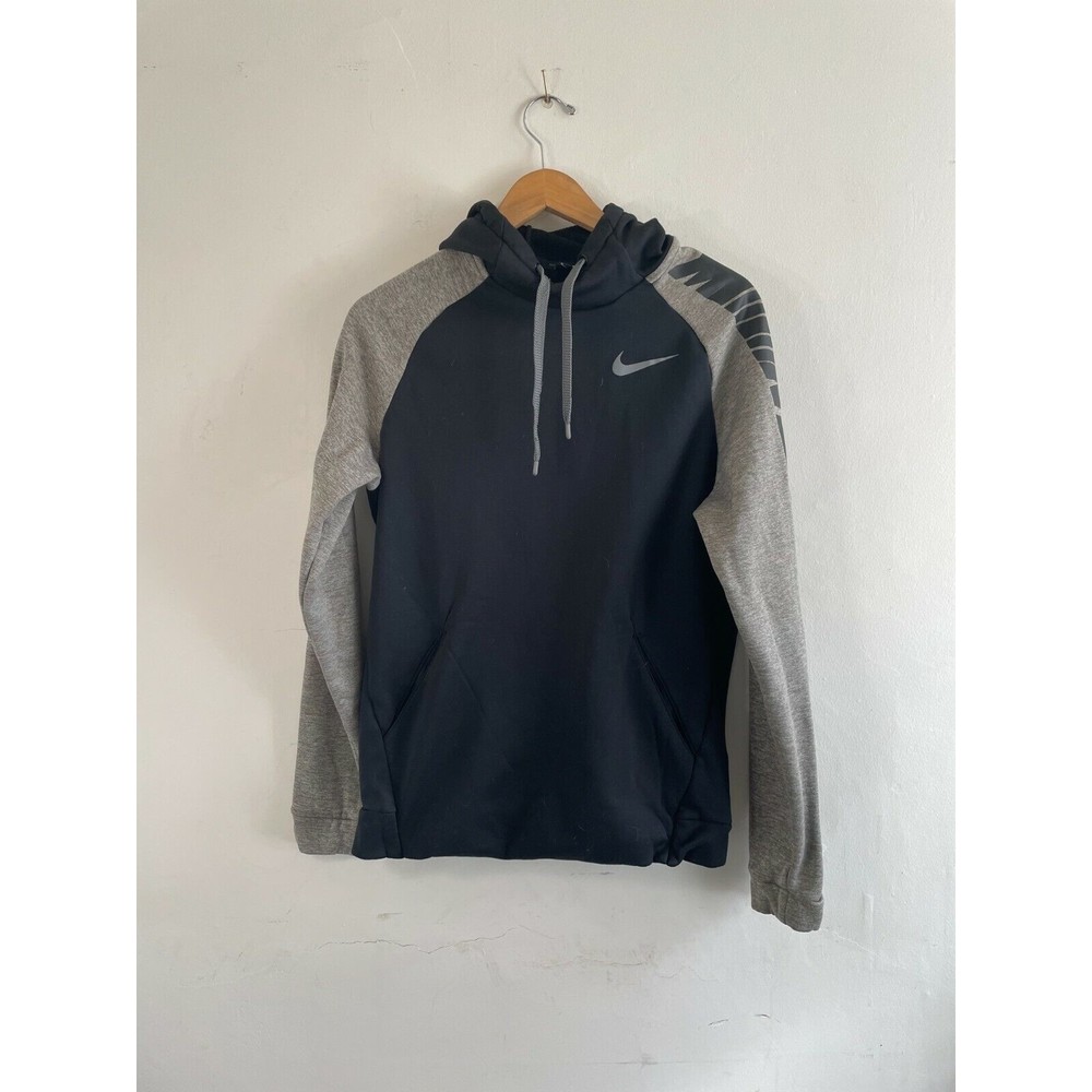 Men’s Nike Dri Fit Fleece Lined Hoodie Gray Sweatshirt Hoodie Size Men’s…